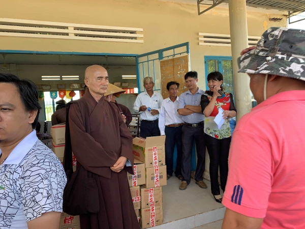 Cứu trợ tại : Bình Thuận và Ninh Thuận, ngày 18-19/06/2019