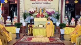 Hình ảnh suy tôn Hội Đồng Giáo Phẩm Trung Ương,Chánh Thư Ký Xử Lý Thường Vụ Viện Tăng Thống tại Chùa Phật Ân, Long Thành, Đồng Nai ,ngày 21/08/2022 ( 24/07/ Nhâm dần)
